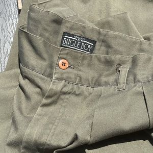 Bugle Boy Pants Size 30x33 Green
